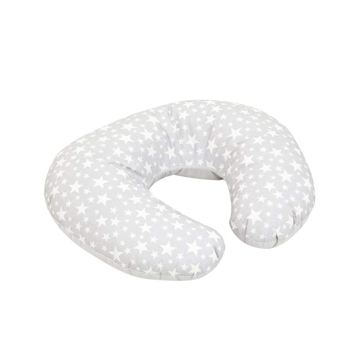 Cambrass Small Nursing Pillow (58 x 45 cm, Star Grey)