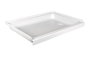 ICON 15238 Shower Pan Assembly SP2432RH-PW, Right Hand Drain