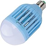 Bug Zapper night light Dual Bright LED Light Bulb Mosquito Zapper Zapplight Kids Room (Blue)