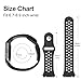 Meifox Compatible with Fitbit Ionic Bands,Soft Silicone Replacement Strap Accessory Breathable Wristbands for Fitbit Ionic Smart Watch (Black Gray, Large)