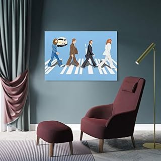 XYDQ The Beatles – Abbey Road Poster sur toile et décoration murale Motif Abbey Road 50 x 75 cm - Les Beatles, Paul McCartney, John Lennon, RIngo Starr, George Harrison XYDQ The Beatles – Abbey Road Poster sur toile et décoration murale Motif Abbey Road 50 x 75 cm – Image 4