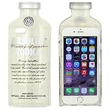 PAIAIP Phone Case, Vodka Bottle Design TPU Rubber Shell Case for 4.7'' Iphone 6 / 6s black