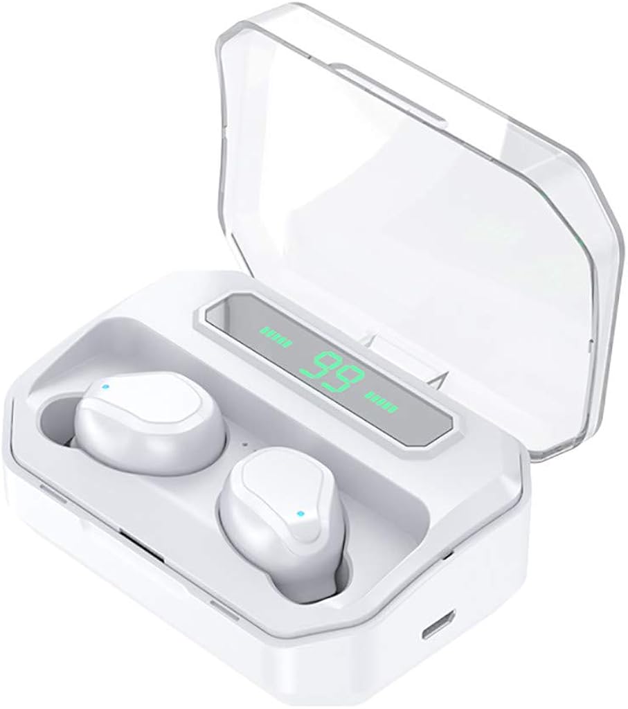 Orcbee_Bluetooth Headset 5.0 in-Ear Digital Binaural Call Stereo Waterproof LED Display