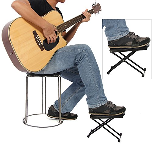 Guitar Foot Rest, Height Adjustable Guitar Footstools/Folding Footstool
