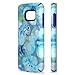 Speck Products Samsung Galaxy S7 Case, CandyShell Inked Case (Aqua Floral Blue/Ultraviolet Purple),  Protective Case