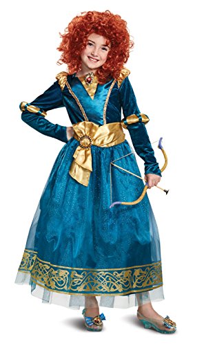 Disguise Merida Deluxe Child Costume, Green, X-Small/(3T-4T)