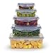 Dawhud Direct VP Fresh Food Storage Airtight Nested Containers with Locking Lids (Set of 5)