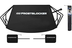 FROSTBLOCKER Delk Windshield and Mirror Cover and Safety Straps