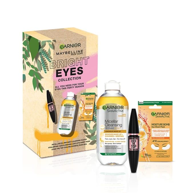 Garnier Eye Care Set - Brightens and Rejuvenates Eye Area - 2 Items