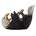 Drinking Bald Eagle Wine Bottle Holder in American Patriotic Bar Decor, Bird Wine Stand Statues, Wine Rack Sculptures and Figurines by Home-n-Gifts
