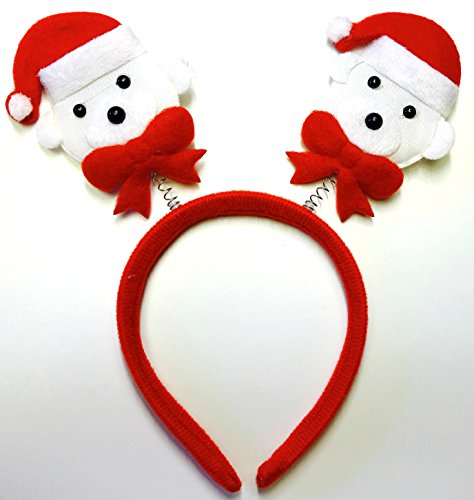 Patymo Santa Bear Headband-- Adult One Size Fits All -- Costume Accessory