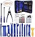AUTDER Trim Removal Tool Set 17Pcs, Car Trim Puller Tool Kit, Plastic Pry Tools Set for Trim/Panel/Door/Audio, Auto Clip Pliers/Fastener Remover Set, Car Stereo/Terminal Removal Tool Kit