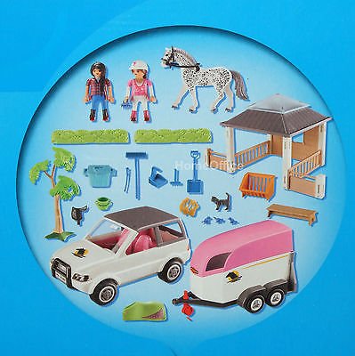 PLAYMOBIL 5667.0 Reitstall mit Pferdetransporter Spielzeug – Bild 5