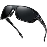 Bevi Polarized Sunglasses for Men & Women – UV400 Protection Sport Shades for Driving, Cycling, Running, Hiking, Fishing