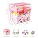 Girls Toys Gifts Snap Pop Beads 600 Pcs Jewelry Making Kit Arts and Crafts Gift for Kids DIY Necklace Bracelet Hairband and Ring Creativity Gifts Toys for Age 3 4 5 6 7 Year Old Girl