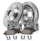 CCK02615 [2] REAR Original Calipers + [2] OE Rotors + [4] Low Dust Ceramic Brake Pads [ fit ACURA TSX HONDA ACCORD ]
