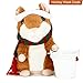Szresm Talking Hamster Repeats What You Say Electronic Pet Talking Plush Buddy Mouse for Child Kids Party Toys
