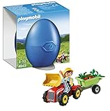 Playmobil Boy with Children's Tractor Egg