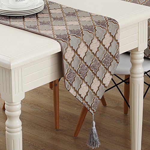 Eyxia Classy Throw Pillow Cover Embroidered Decorative Table Runner Set for Couch, Bed, Chair, Gift 18 x 18 Inches
