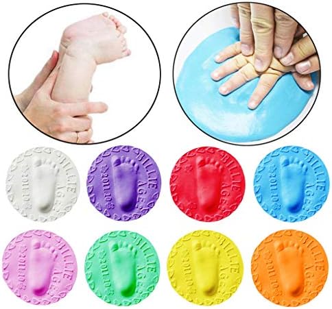T Tooyful ベビーハンドプリントクレイ 粘土 指紋粘土 手形 足型 メモリアル 記念品 産祝い 贈り物 成長記録 約10個 B081swyv 766円 セール開催中最短即日発送 新作 人気 送料無料 激安 お買い得 キ フト