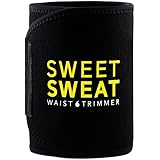 Sports Research Sweet Sweat Premium Waist Trimmer, for Men & Women. Includes Free Sample of Sweet Sweat Gel!