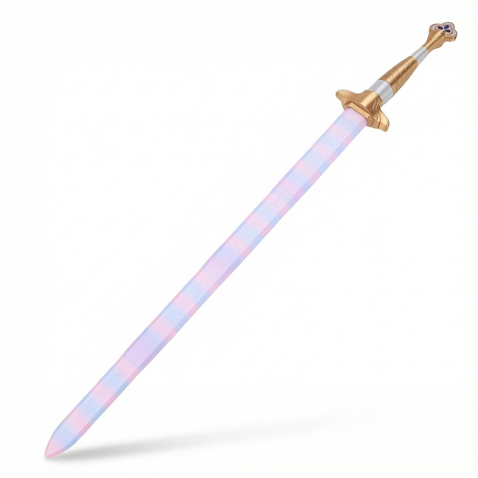 ciciglow Cosplay Costume Props Sword,3D Printed Purple Prop Weapon,Retractable Anime Sword Toy,Festival Costume Accessory for Role Playing