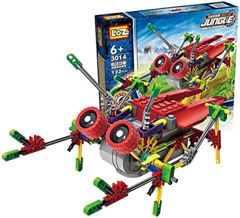 Motorial Alien Robot: Burst Cicada - Robotic Building Set Block Toy ,Battery Motor Operated,3D Puzzle Design Alien Primate Robot Figure for kids and adults - NanoBlocks DIY Educational Toys by GOCOUP