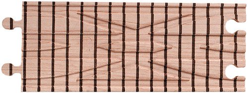 Wooden Train Track - Parallel Crossover - Made in USA