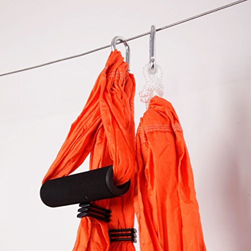 Soogo Anti-Gravity Aerial Yoga Hammock Yoga Swing Fitness Inversion Aerial Yoga Exercise Tool Pilates Spine Supporter (orange) - Thumbnail 4