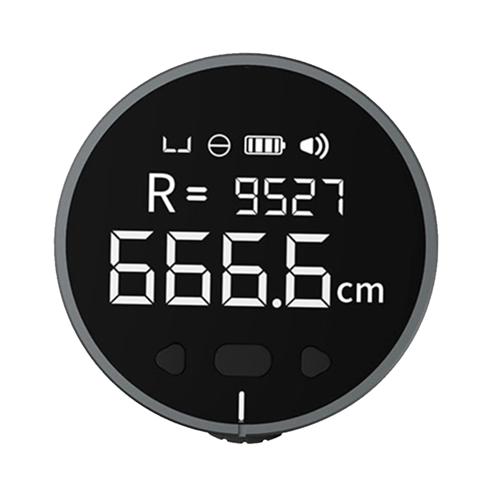 Weytoll 8 in 1 Digital Ruler with LCD Display Range Finder 99m, High Accuracy Handheld Length Measuring Tool, Long Standby Rechargeable