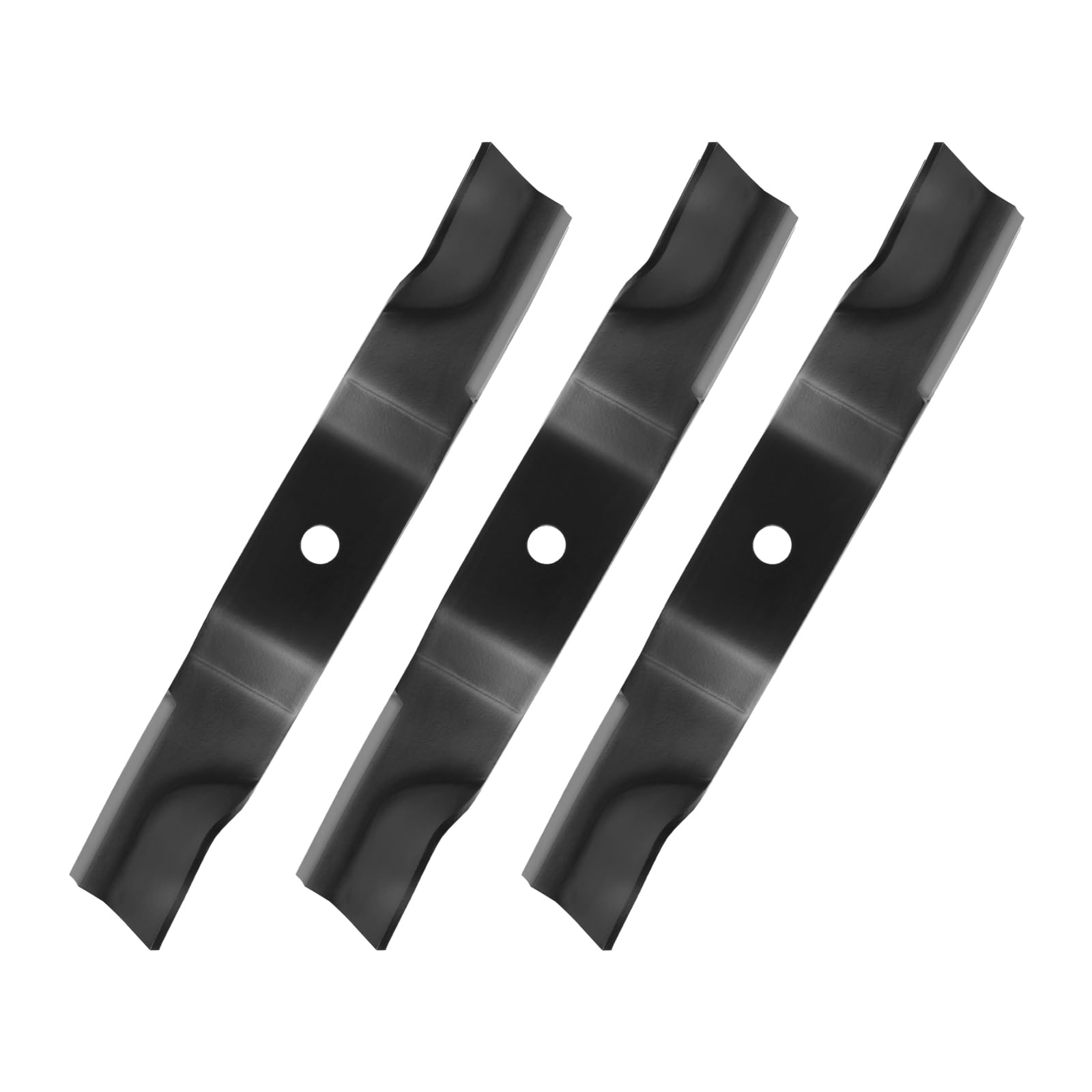 Photo 1 of IDEASURE K5575-34330 Lawn Mower Blades for 48" Deck, Compatible with Kubota Kommander ZG123 ZG124 ZG2048 Z122E Z121S, Replaces K5575-97530, K5182-71840, 3 Pack