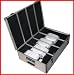 MegaDisc 1000 Cd DVD Silver Aluminum Hard Case for Media Storage Holder w/Hanger Sleeves primary