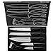 PriorityChef 6 Piece Knife Set, Non-Stick Steel Razor Sharp Steel Blades With Comfortable, Ergonomic Handles, Comes in Beautiful Gift Box Set