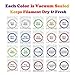 3D Pen Filament 400 Feet 20 Colors, dikale 3D Printing Pen Refills PLA Bonus 250 Stencil eBook, 3D Printer Pen Filament 1.75mm Smooth Printing