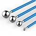 DIY Cake tools, AmyTalk 4Pcs Metal Ball Baking Fondant Cake Tools Stainless Steel 8 Head Pen for Sugar Flower