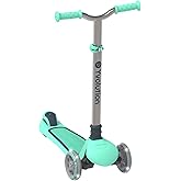 Yvolution Y Glider Air Scooter for Kids, 3 Wheel Scooter for Toddlers 4 Adjustable Height Glider with Kick Scooters, Lean to Steer with LED Flashing Light for Children Ages 3+ Years Old