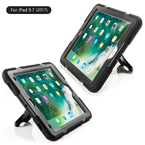 image for ACEGUARDER iPad 2017 iPad 9.7 inch Case, Shockproof Impact Resistant P