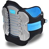 LSO Back Brace with Maximum Decompression Plate&amp;Comfort Curve Back Support | New Added Color with Foam Pad, Dual Pulley System Lumbar Support Belt for Lower Back, Spine, Disc(L/XL fit belly 33.75-47")
