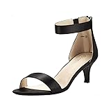 DREAM PAIRS Women's Low Kitten Heels Open Toe