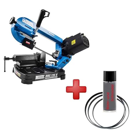 Güde Metallbandsäge Bandsäge MBS 125 + Sägeband + Schneidöl