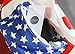 Juvale American Flag Fanny Pack for Women and Men, Patriotic USA Crossbody Bag with Adjustable Waist Belt Straps for 4th of July (15 x 5 x 3 In)