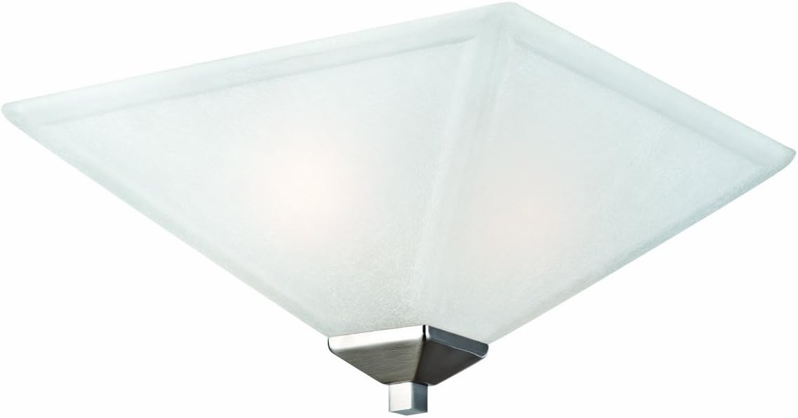 Satin Nickel Design House 514794 Torino 2 Light Ceiling Light