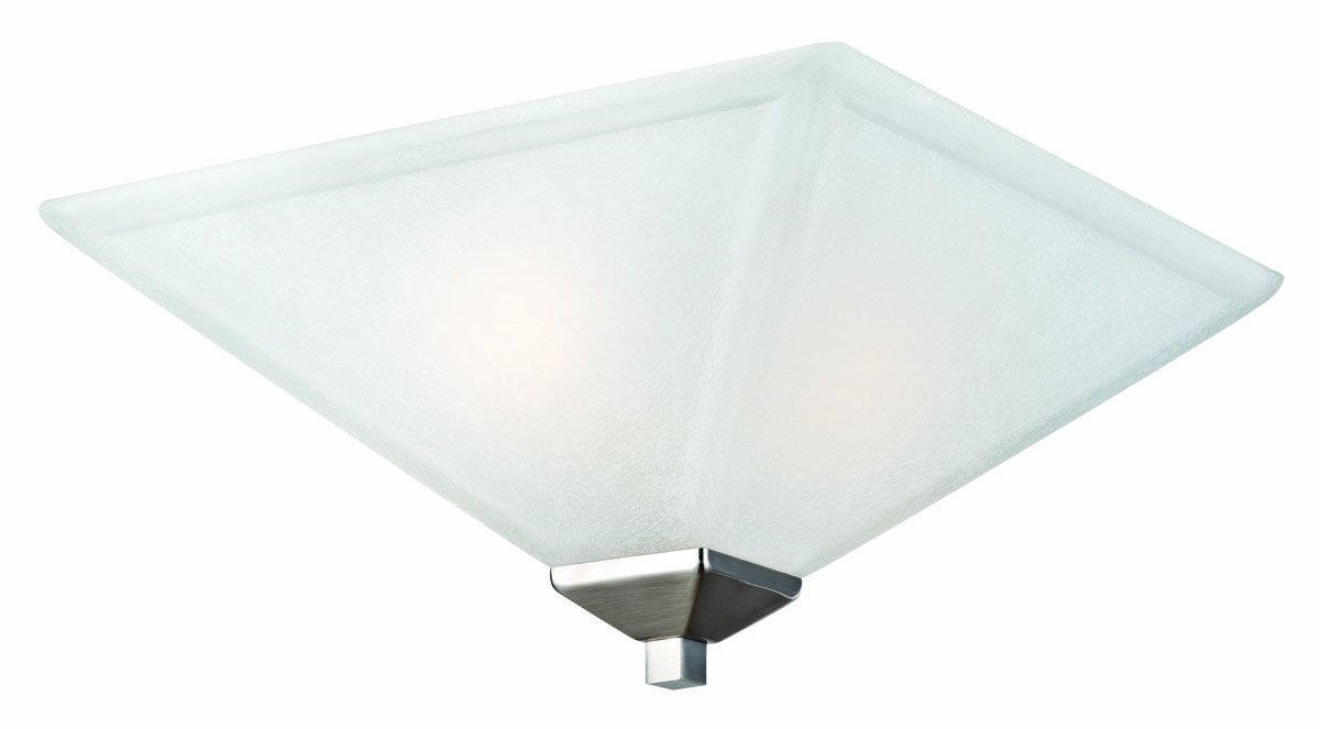 Satin Nickel Design House 514794 Torino 2 Light Ceiling Light