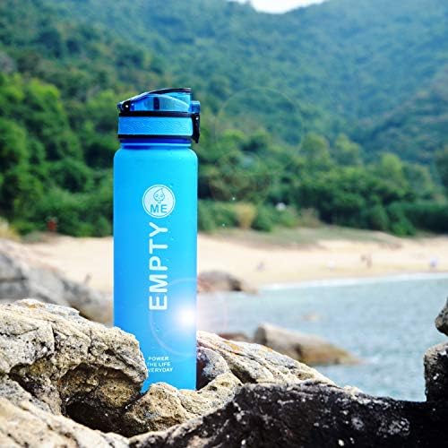 A blue water bottle designed for sports activities, priced at $13.98.