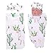 PROBABY Newborn Swaddle Blanket Baby Receiving Blankets Cactus & Llama Print Swaddle Sack Wrap Unisex Newborn Clothes for Baby Boy Girl 0-3 Months