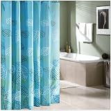 Eforgift Polyester Waterproof Shower Curtains Fabric with Hooks (72WX72H)