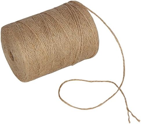 Sigmat Nature Arts and Crafts Jute Twine String for Decoration and Gardening Applications 650 Feet,Φ 2mm
