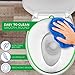 Potty Training Seat - Toddler Toilet Seat Cover w/Integrated Splash Guard | Fits Round & Oval Toilet Seats | Safe & Easy to Use, No Messy Clean Up | Toilet Training, Potty Trainer, Child Toilet Seat
