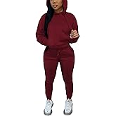 Alunzoem Sweatsuits for Women Set 2 Piece Jogging Outfits Long Sleeve Hoodie Sweatshirt Sweatpants Tracksuit