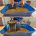 Cat Litter Scoop, Durable Metal Pet Kitty Kitten Sifter Heavy Duty with Long Handle Pet Kitty Dog Pooper Scooper, Easily Clean Litter Box